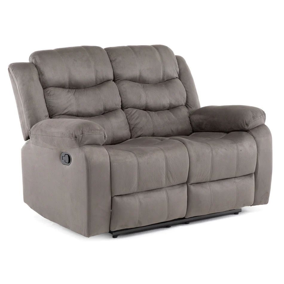 Sof? Berger Reclinable 2 Cuerpos 2 Recliners Velvet Gris outlet