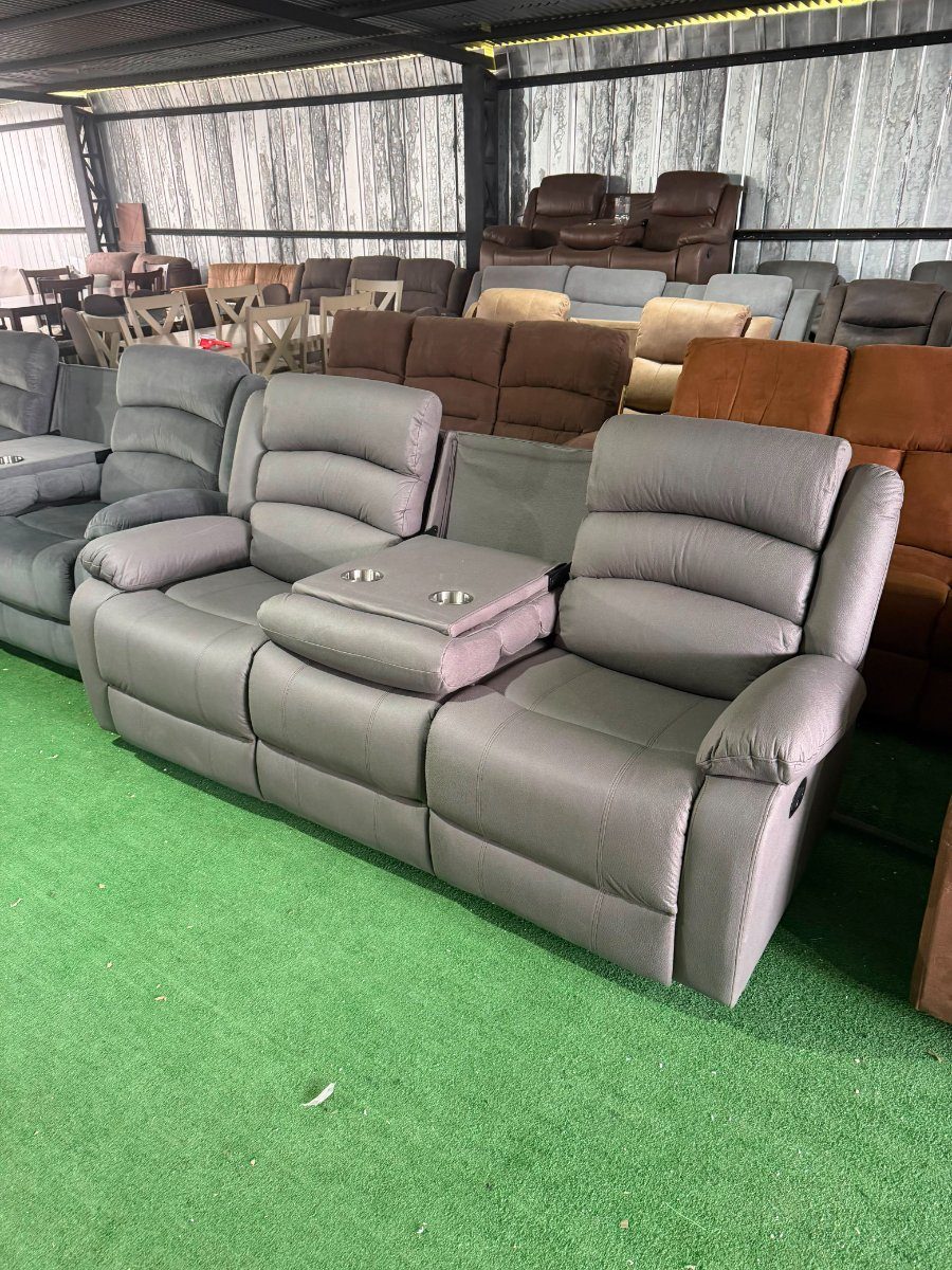 Sofá Berger Reclinable 3 Cuerpos en Liquidacion outlet