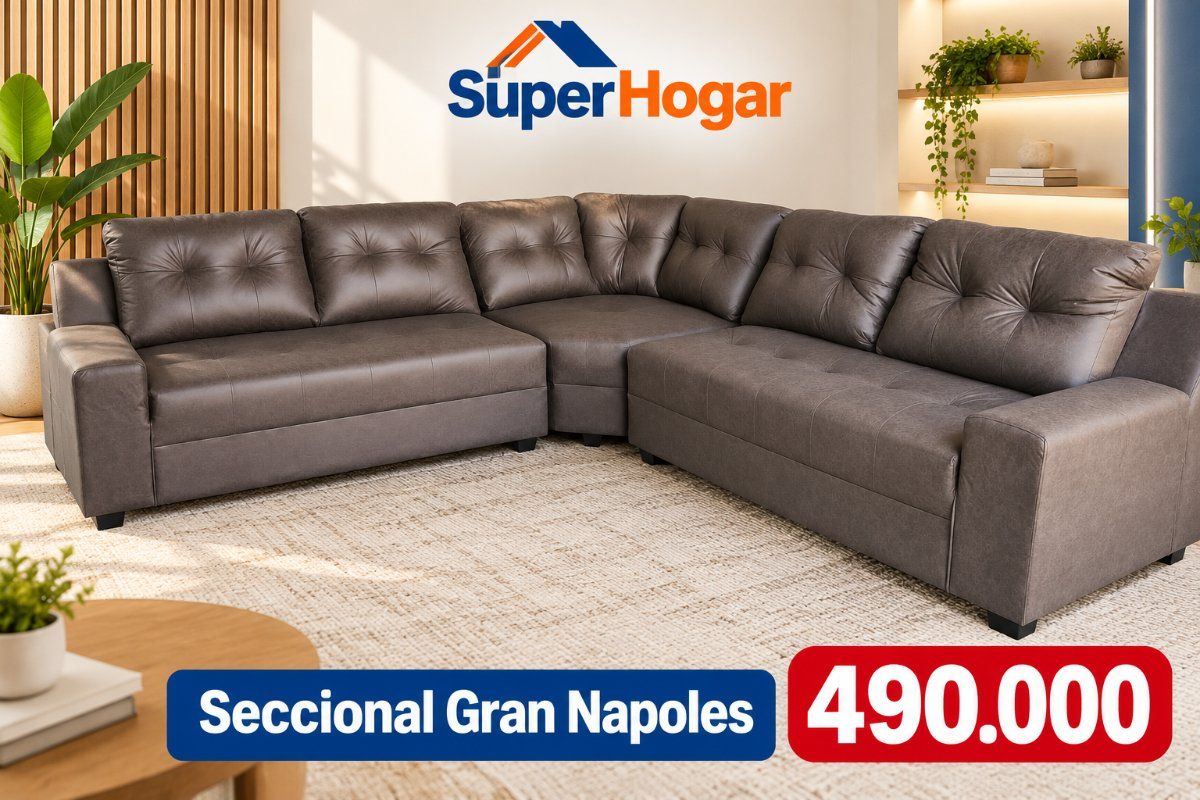 Sofá Seccional Gran Napoles Café Envejecido outlet