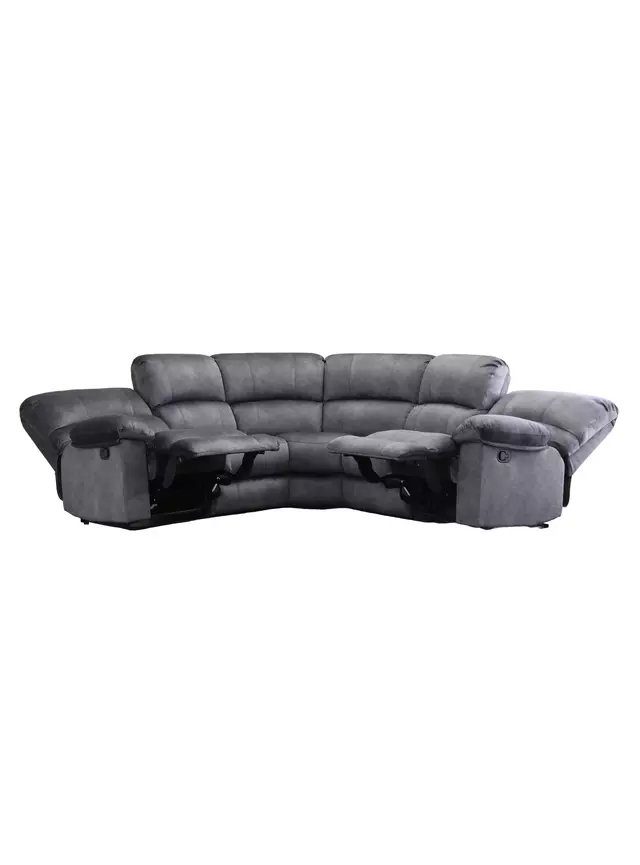 Sofá Seccional Berger Reclinable Fester 5 Cuerpos Gris outlet — foto 3
