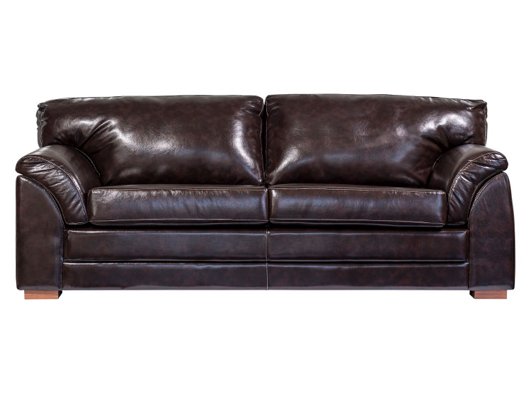 Sofá Rosen Clermont 3 Cuerpos Café Brillo outlet
