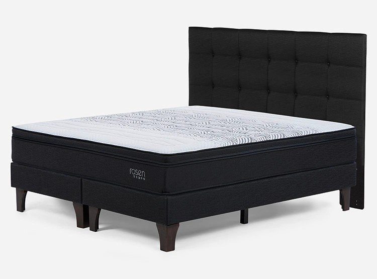Cama Tempo 1 50X2 00 Base Dividida Respaldo Issey G outlet — foto 2