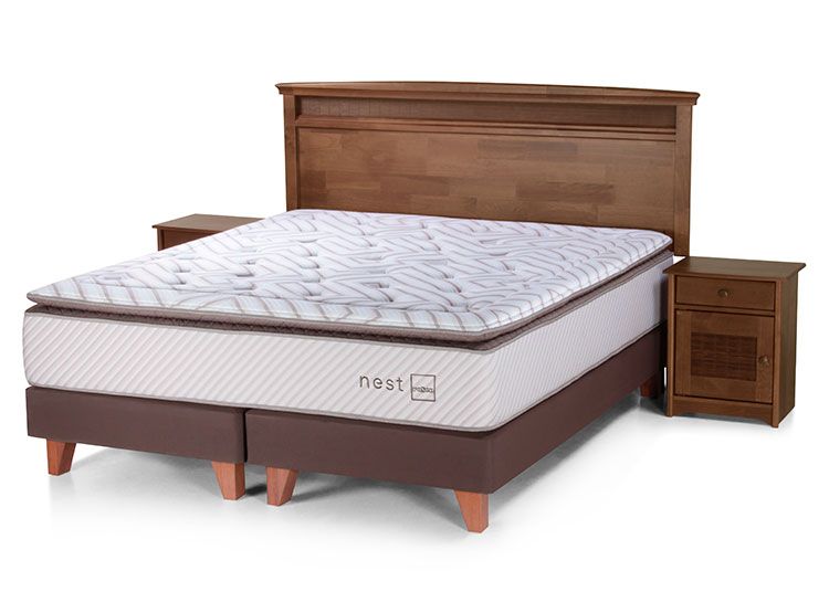 Cama Europea Rosen Nest 2 Plazas Maderas Veneto outlet