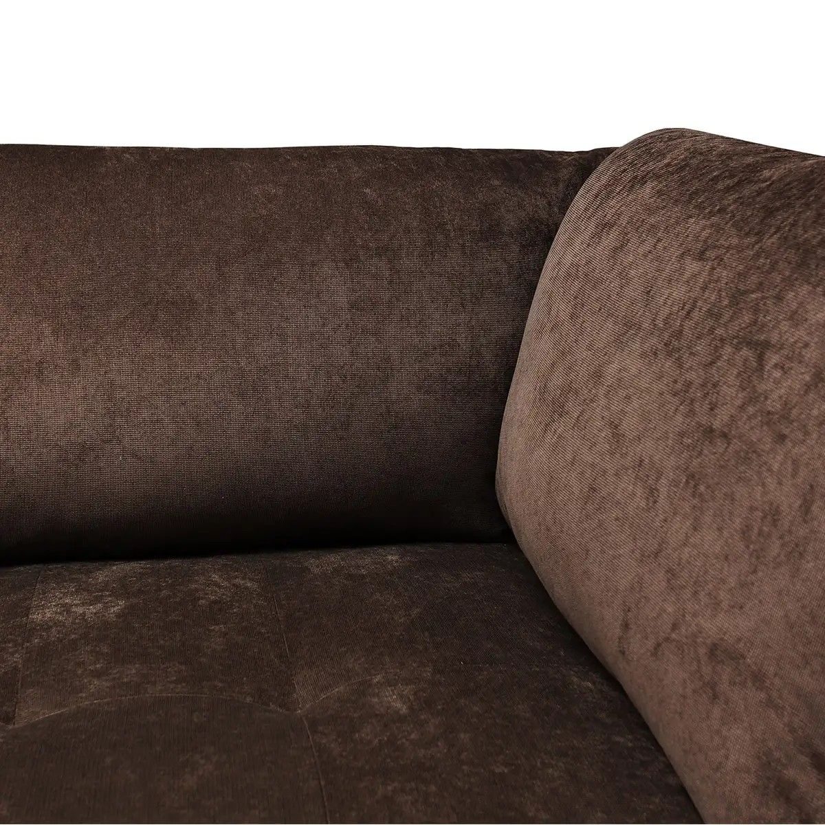 Sofá Seccional Mini Pirlo Tela Chaise Izquierdo Café outlet — foto 4
