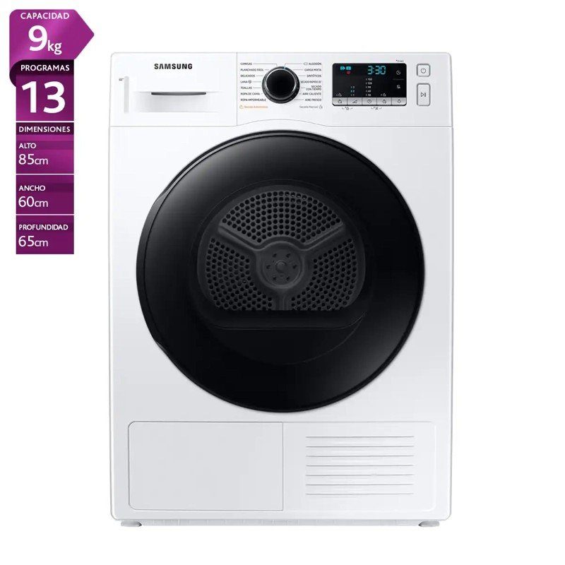 Secadora Samsung DV90TA040BE-ZS outlet