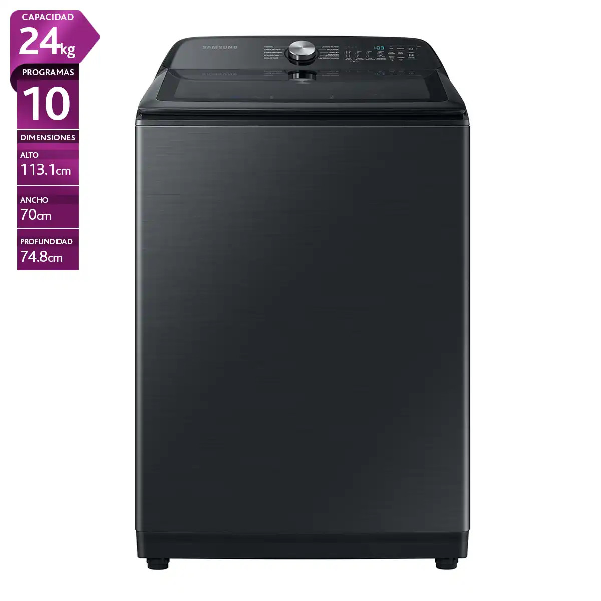 Lavadora 24K Samsung WA24A8370GV ZS outlet