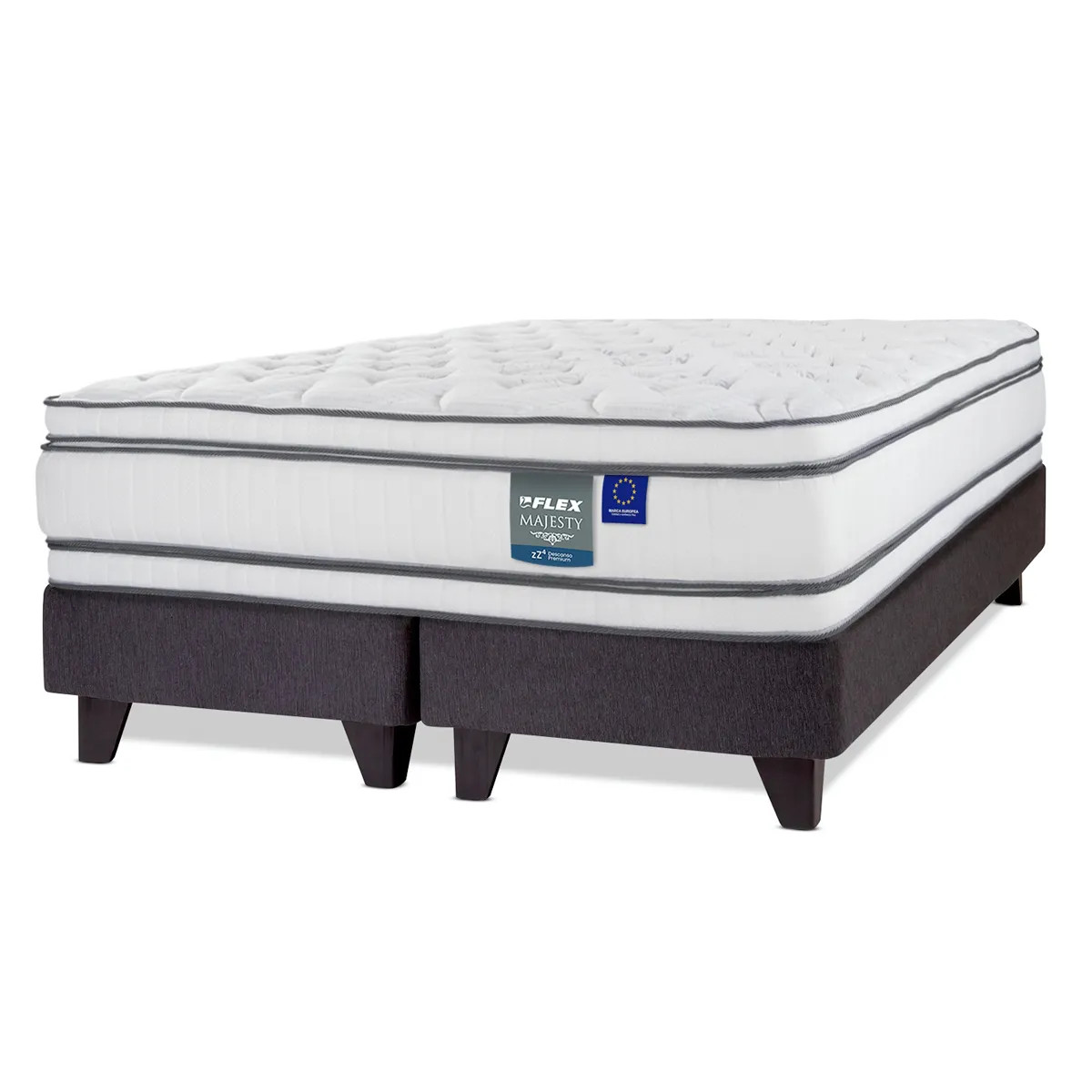 Cama Europea Graf Majesty 2 Plazas Base Dividida outlet