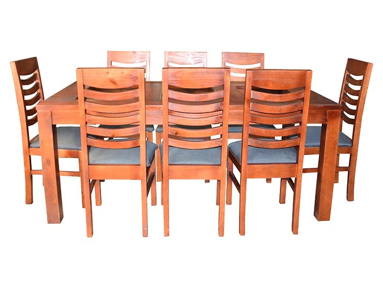 Juego Comedor Nemesis 8 Sillas Caramelo T U outlet