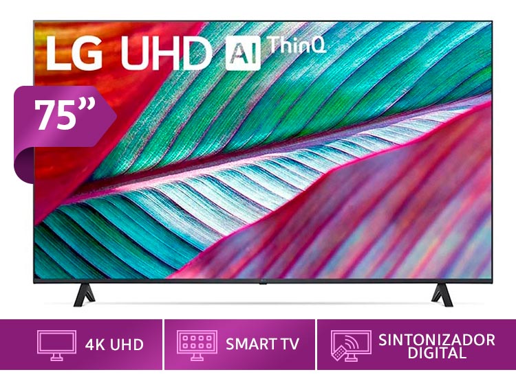 LED Lg Smart TV 75 Pulgadas UHD 4K 75UR8750PSA outlet