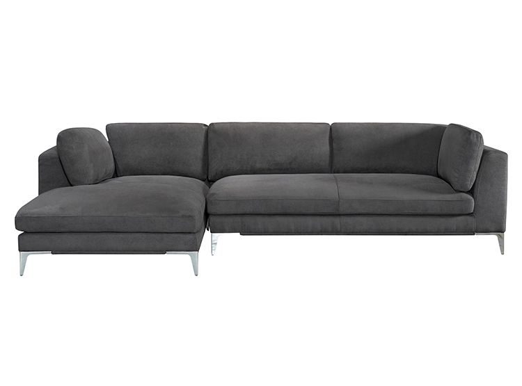 Sofá Seccional Grecia Gris Oscuro Izquierdo outlet