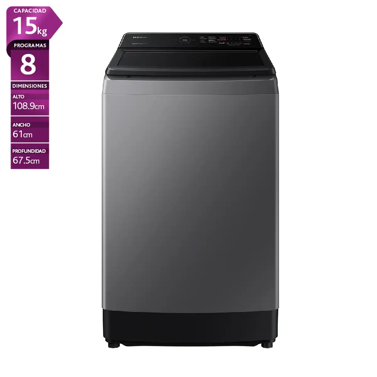 Lavadora Superior Samsung 15K WA15CG5441 outlet