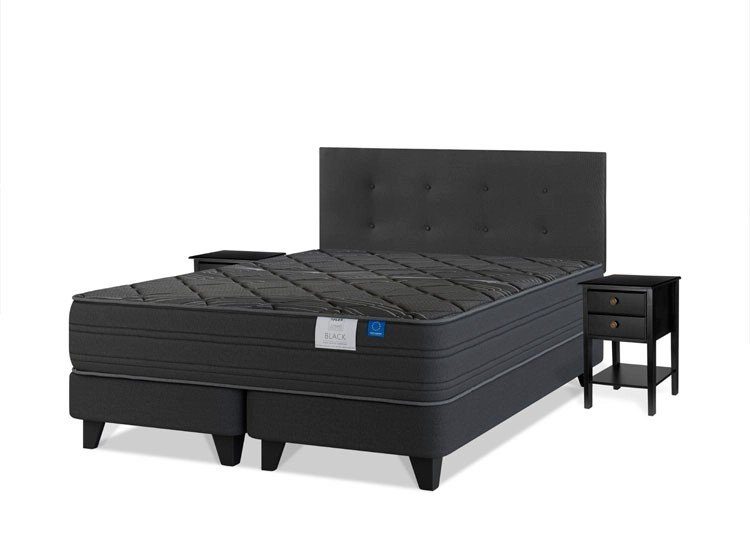 Cama Europea Black King R Royal Negro V outlet — foto 2