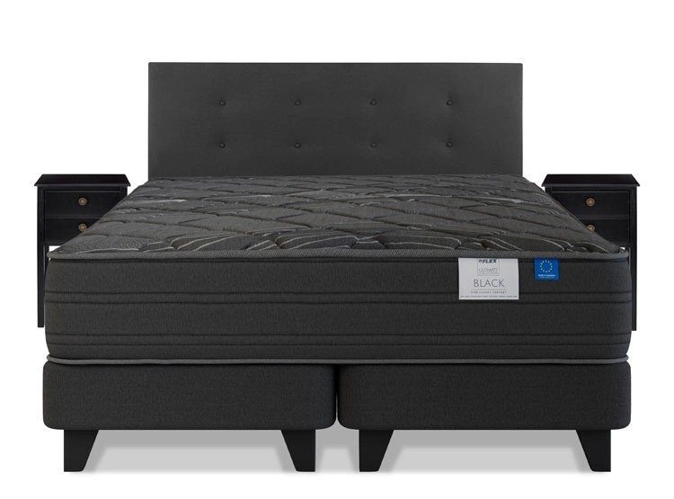 Cama Europea Black King R Royal Negro V outlet