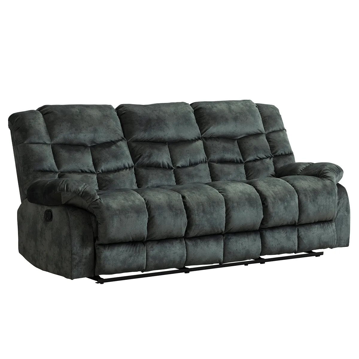 Sofá Berger Reclinable 3 Cuerpos Grafito outlet