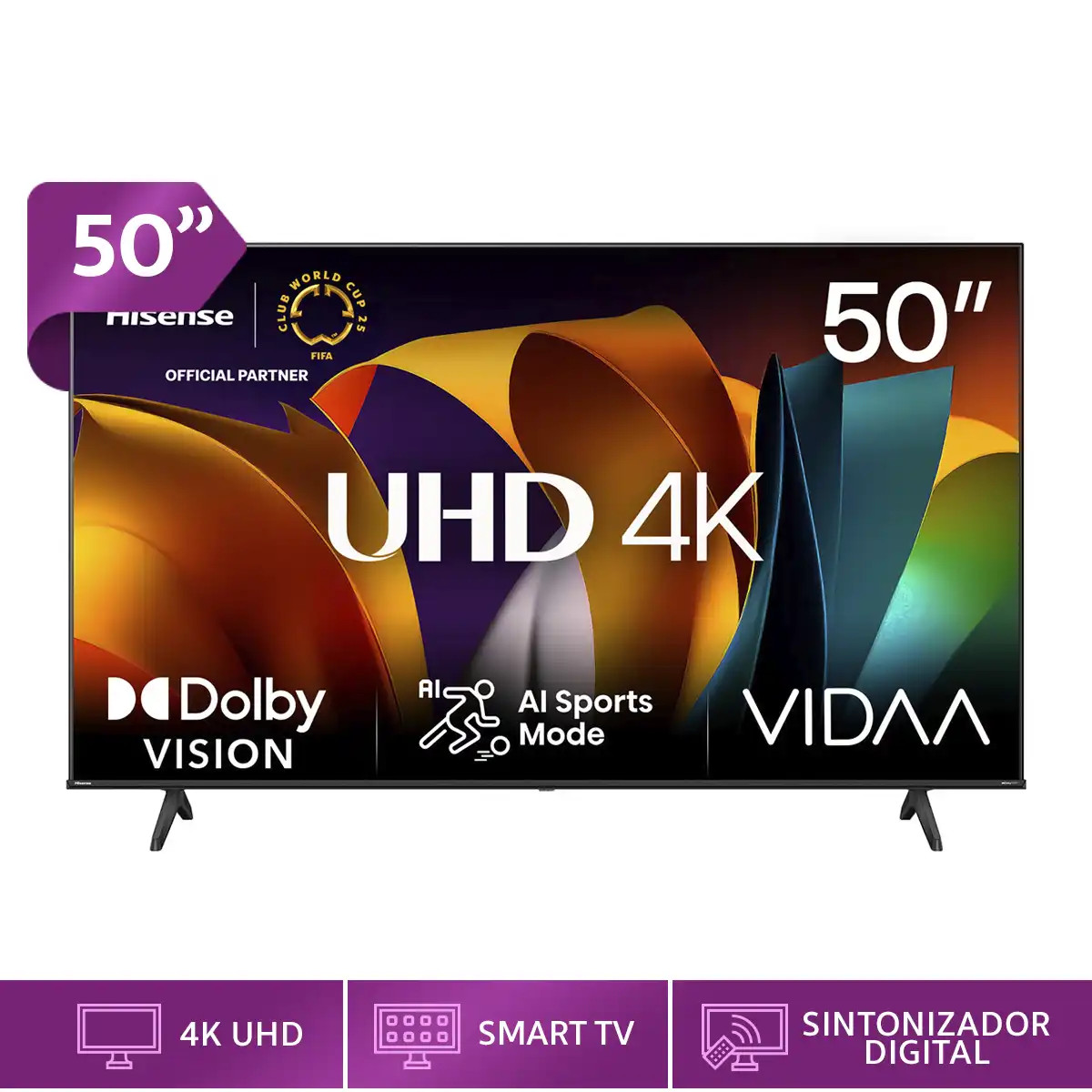 LED Hisense 50A6N 4K Smart TV outlet