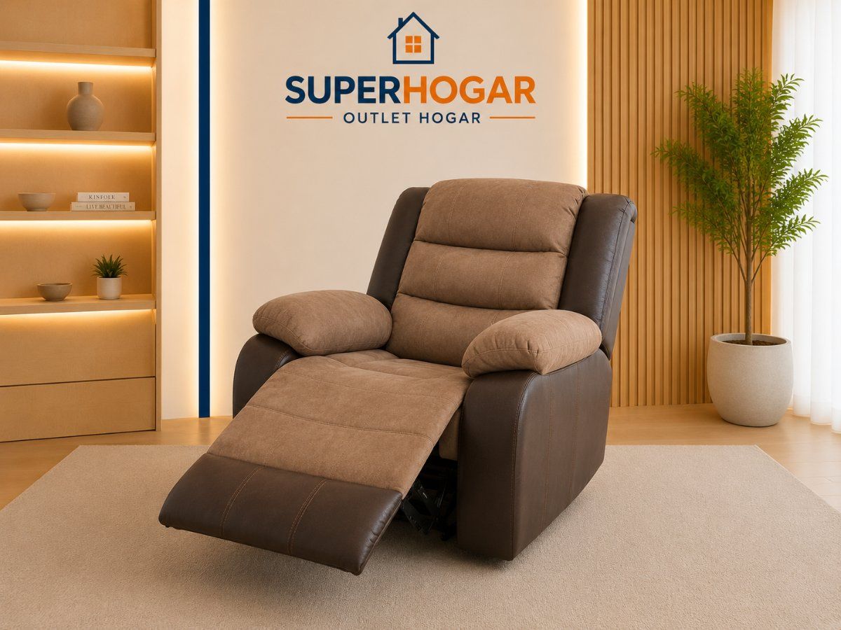 Berger Reclinable 1 Cuerpo Italia Tela Pu outlet