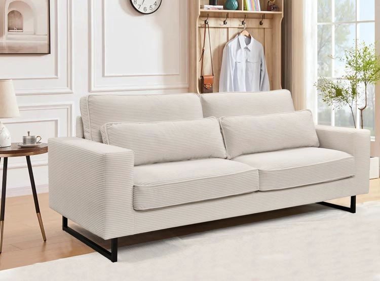 Sofá 3 Cuerpos Olive Ivory Tu outlet