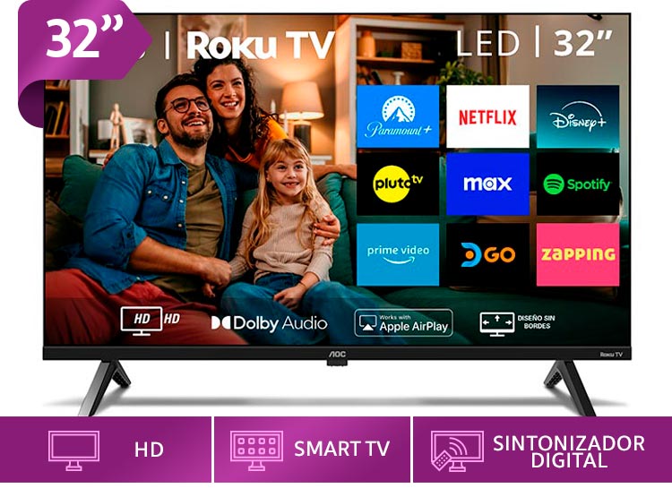 TV AOCROKULED32HDSMARTTV 32S5045 outlet