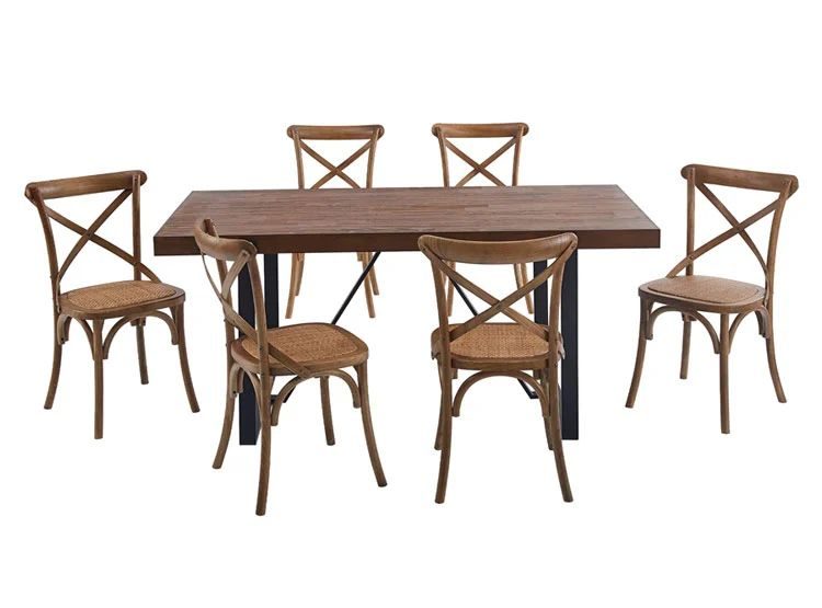 Juego Comedor Ironbridge Cruzeta 1 6 outlet