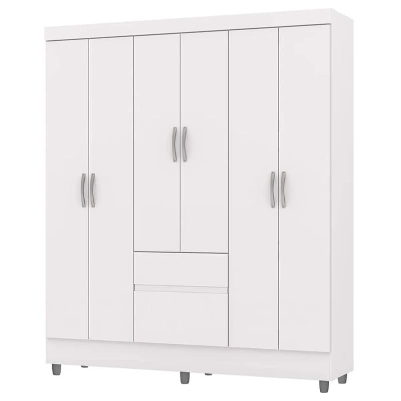 Closet Ideal 6 Plazas 2 Cuerpos Blanco outlet