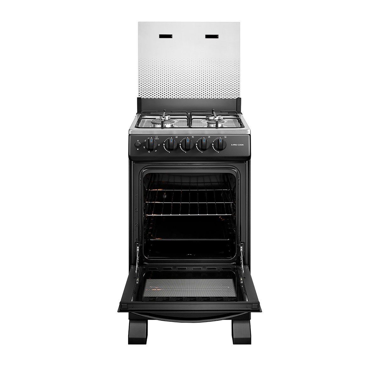 Cocina a Gas 4 Quemadores Negro 20 outlet — foto 2