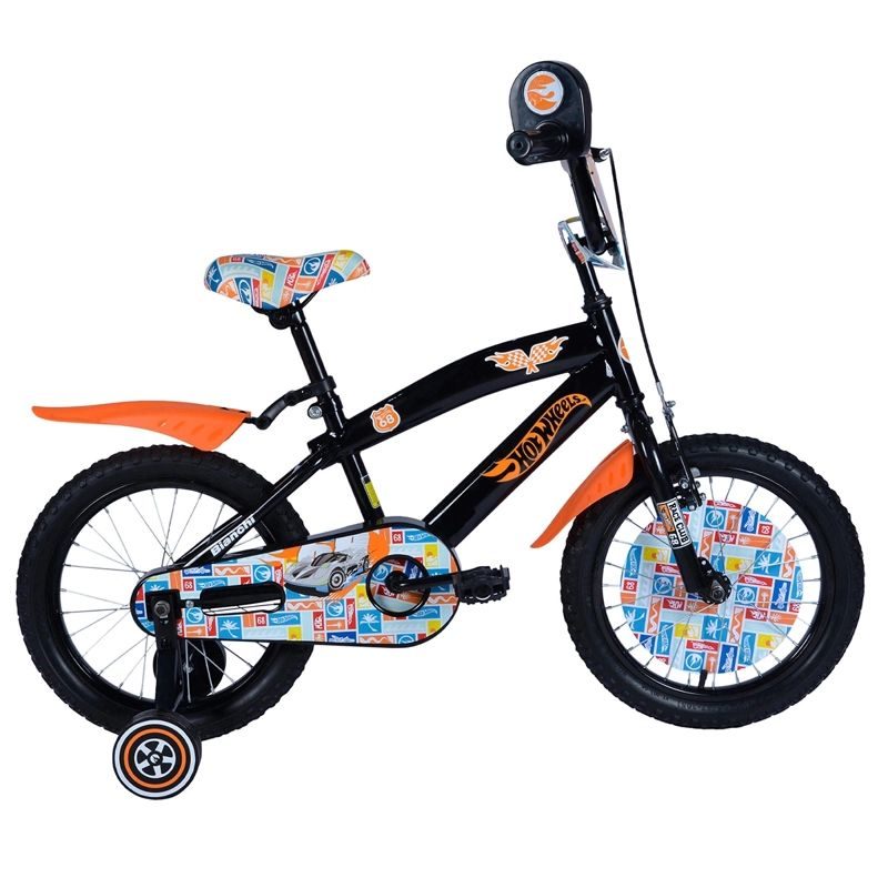 Bicicleta Hotwheels Aro 16 Negro 25 outlet