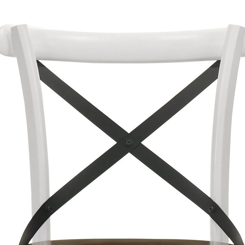 Juego Comedor Stool Cruz 4 Sillas Café outlet — foto 8