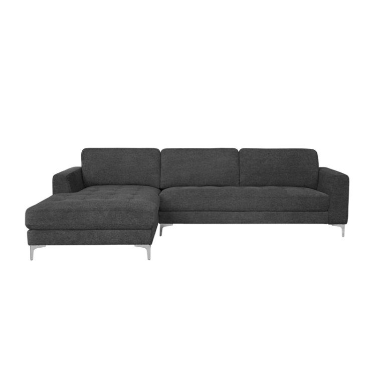 Sofá Seccional Delphi Izquierdo Gris Izquier outlet — precio outlet