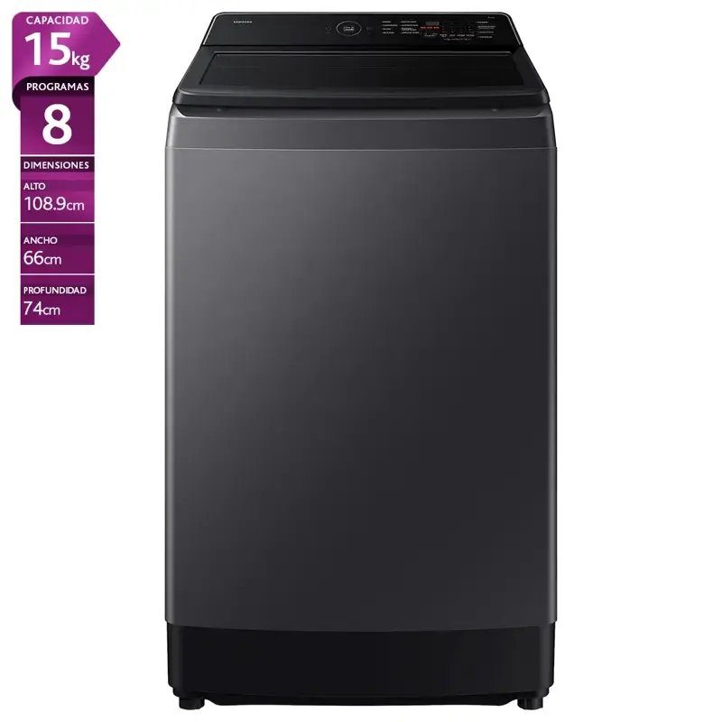 Lavadora Carga Superior Samsung 15 Kg Gra outlet
