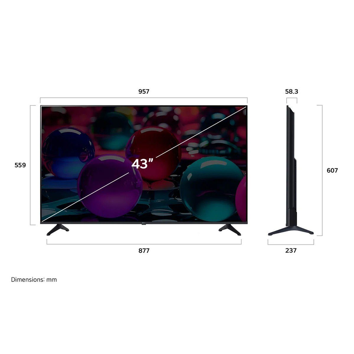 Smart TV Lg 43 Pulgadas 4KULTRA HD43UA7300PSB outlet — foto 3