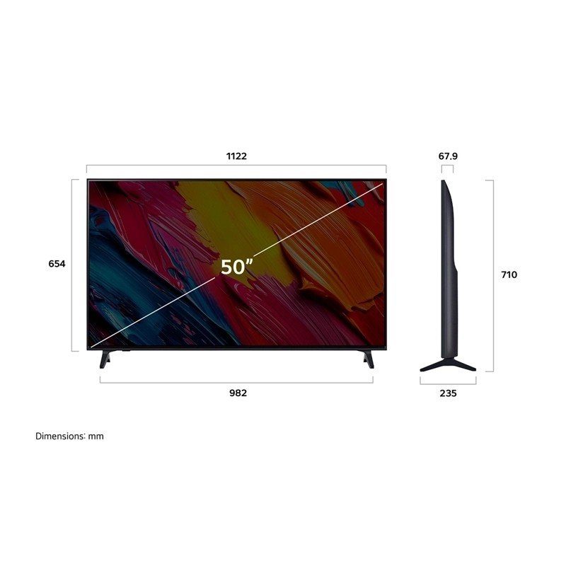 Smart TV Lg 50 Pulgadas Qned 4K UHD 50QNED73ASA outlet — foto 3