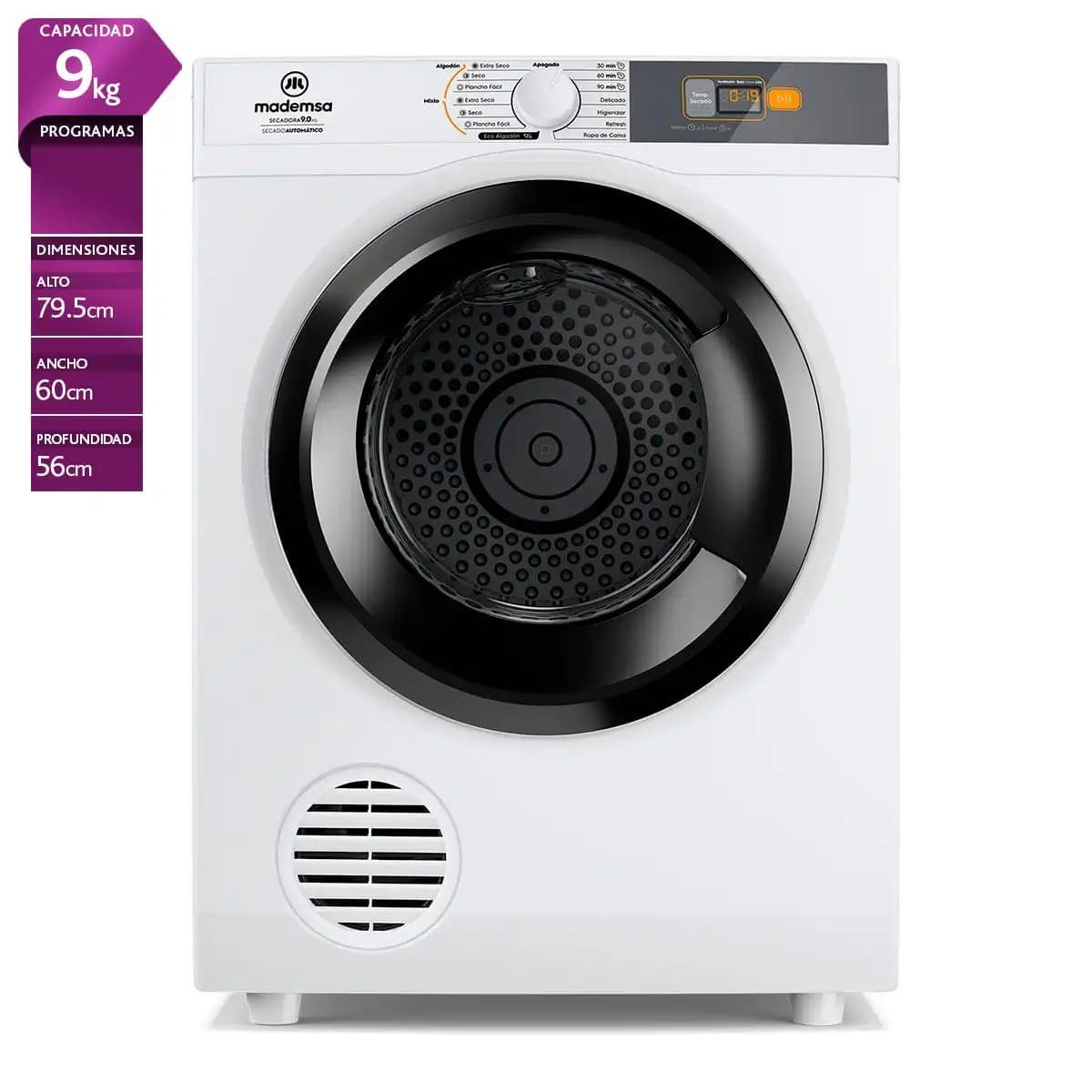 Secadora 9DBZG Pro 9 Kg outlet