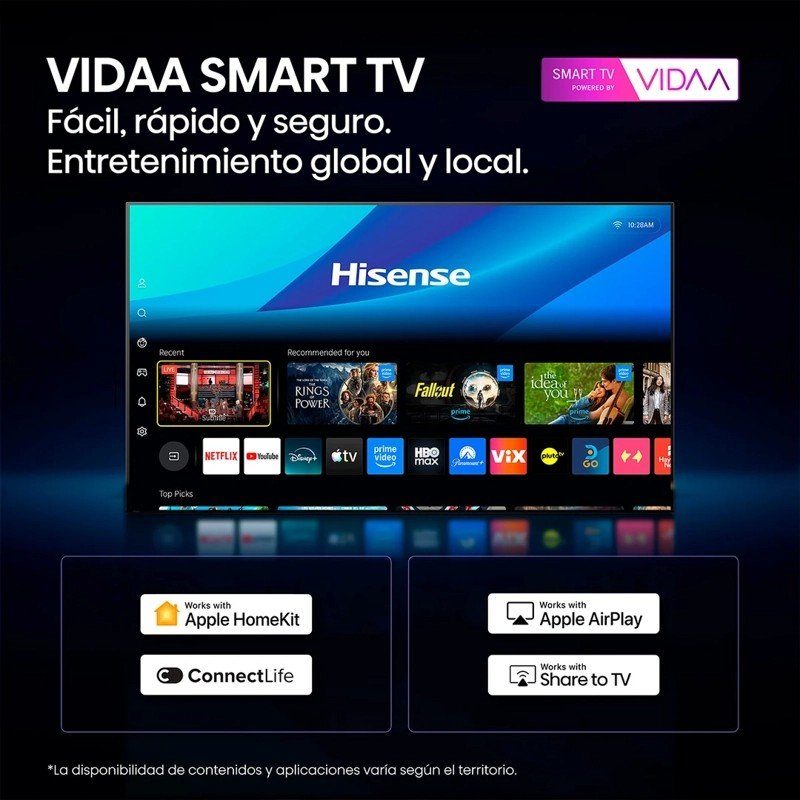 QLED 43 Pulgadas QD5SV 4K Smart TV outlet — foto 9
