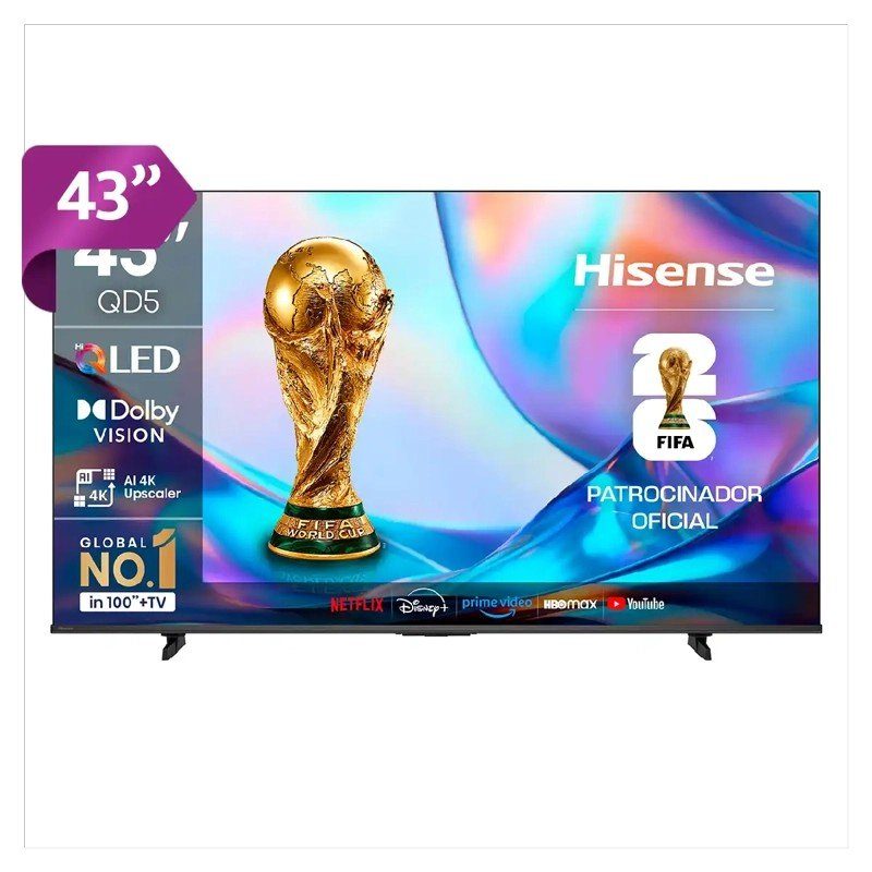 QLED 43 Pulgadas QD5SV 4K Smart TV outlet