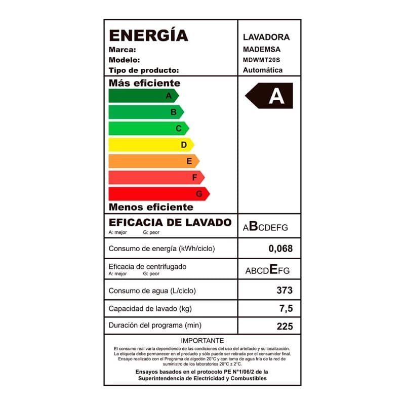 Lavadora MDWMT20S 20 Kg outlet — foto 10