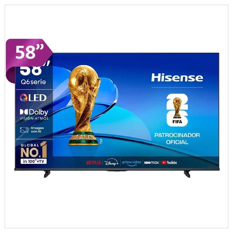 Smart TV 58 Pulgadas QLED 4K UHD 58Q6QV outlet