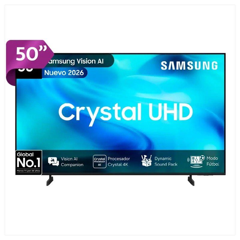 50 Pulgadas Crystal UHD U8000H 4K Smart TV outlet