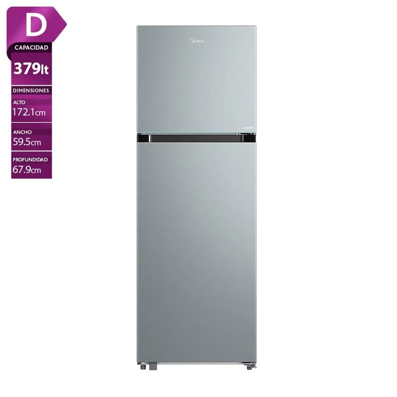Refrigerador Top Freezer Midea MDRT533EVE50 379 Litros No outlet