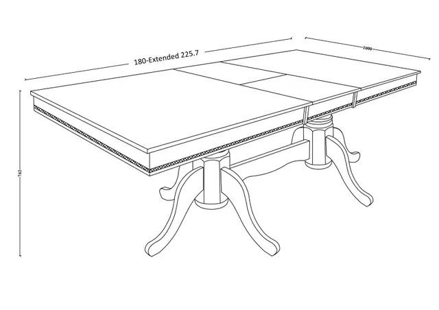 Juego de Comedor Extensible Escocia 8 Puestos 6 Sillas 2 Sitiales outlet — foto 7