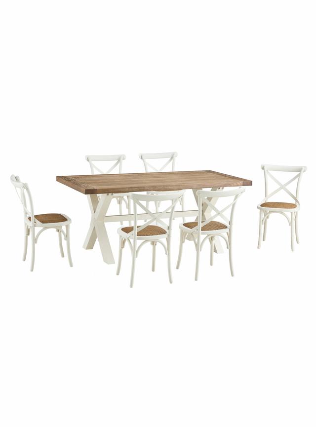 Juego Comedor Pamela 6 Sillas Blanco outlet