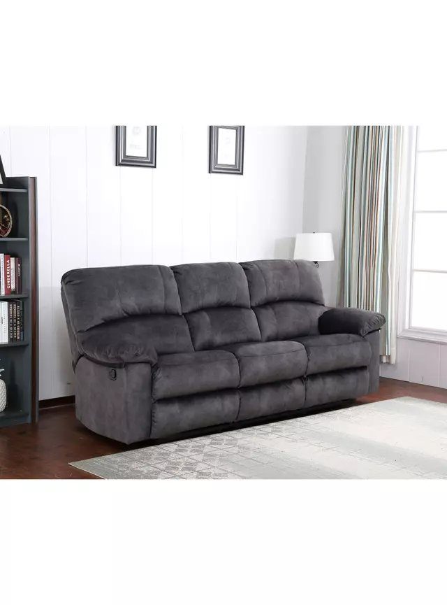 Sofá Berger Reclinable Fester Tapiz 3 Cuerpos outlet — foto 4