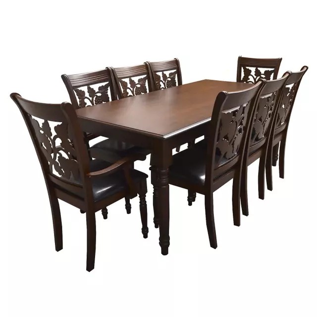 Set Comedor 8 Puestos 6 Sillas 2 Sitiales Grecia outlet