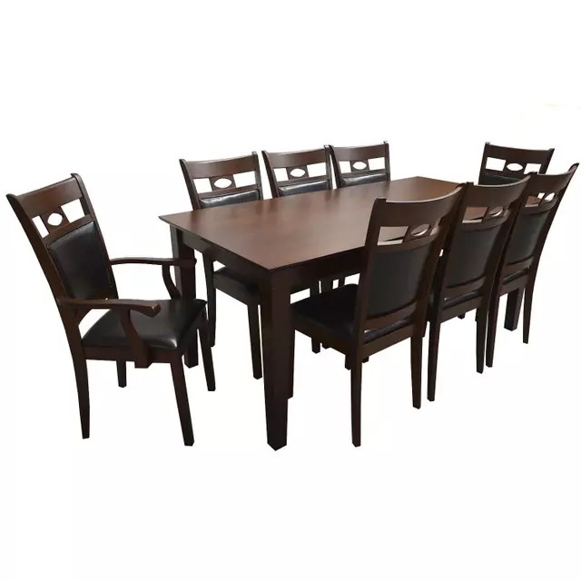 Set Comedor 8 Puestos 6 Sillas 2 Sitiales Asturias outlet