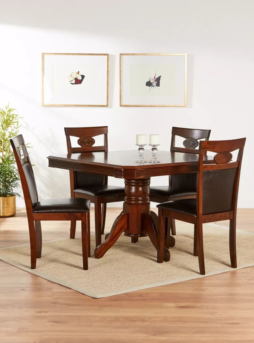 Juego de Comedor Romeo 4 Sillas outlet