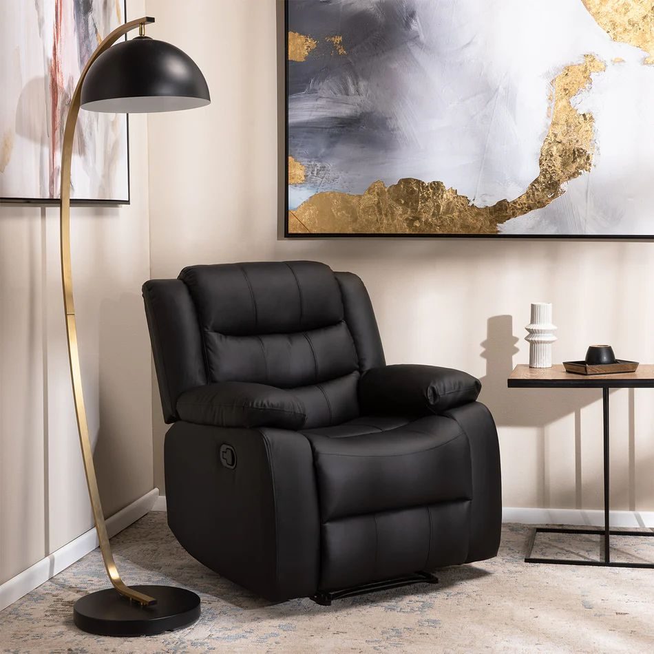 Berger Negro Reclinable Moderno Pu Berlin outlet