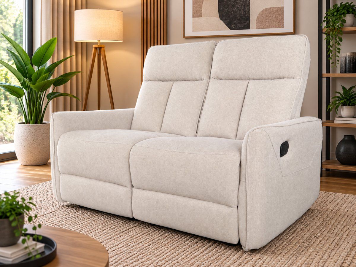 Sofá Berger Reclinable 2 Cuerpos Ash Monaco outlet