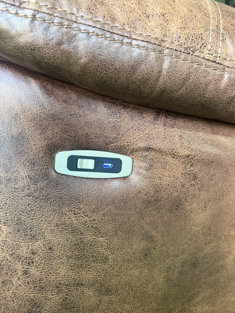 Sofa reclinable 3c Eléctrico Relaxline café — foto 4