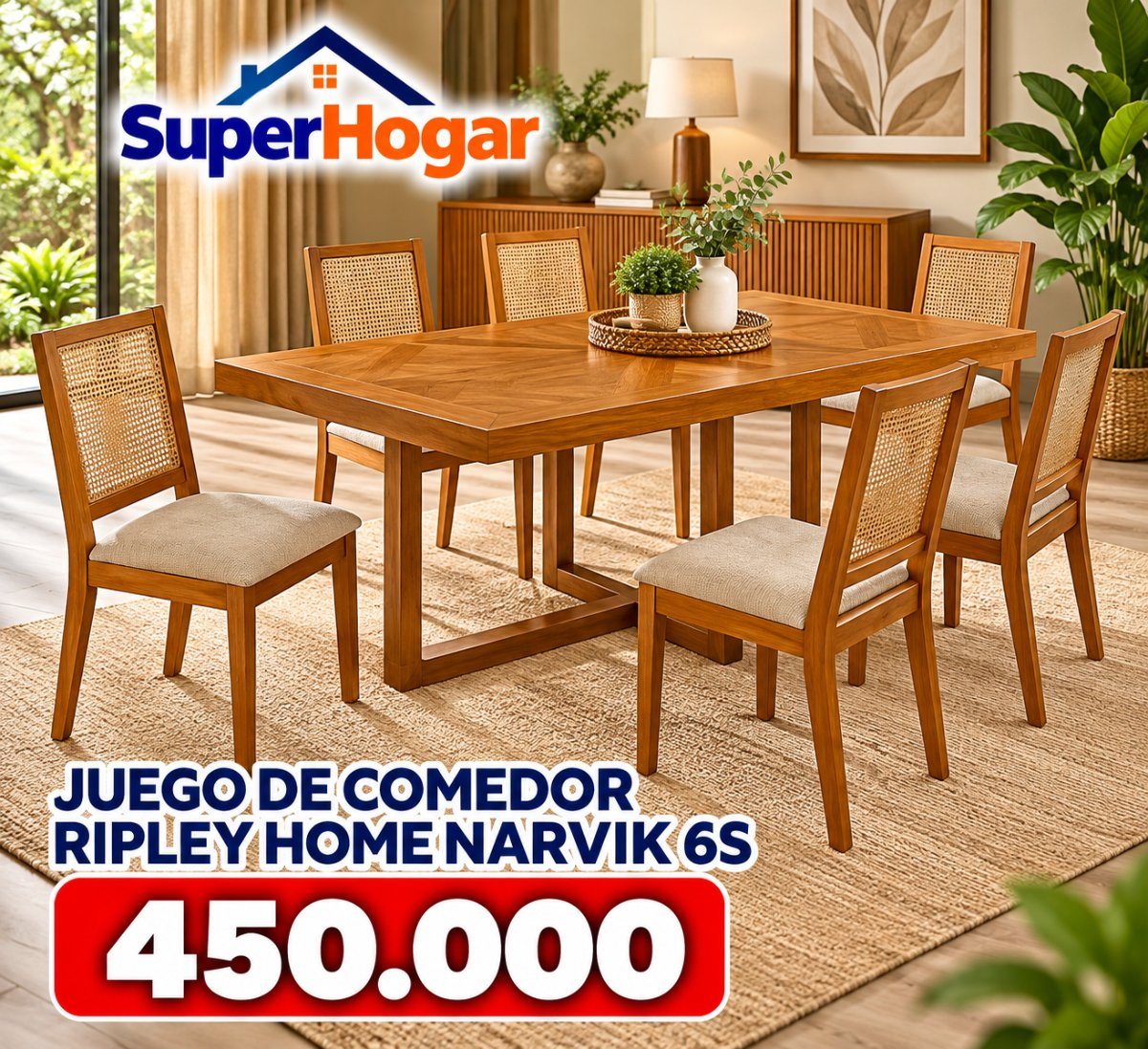 Comesor Narvik 6 Sillas outlet